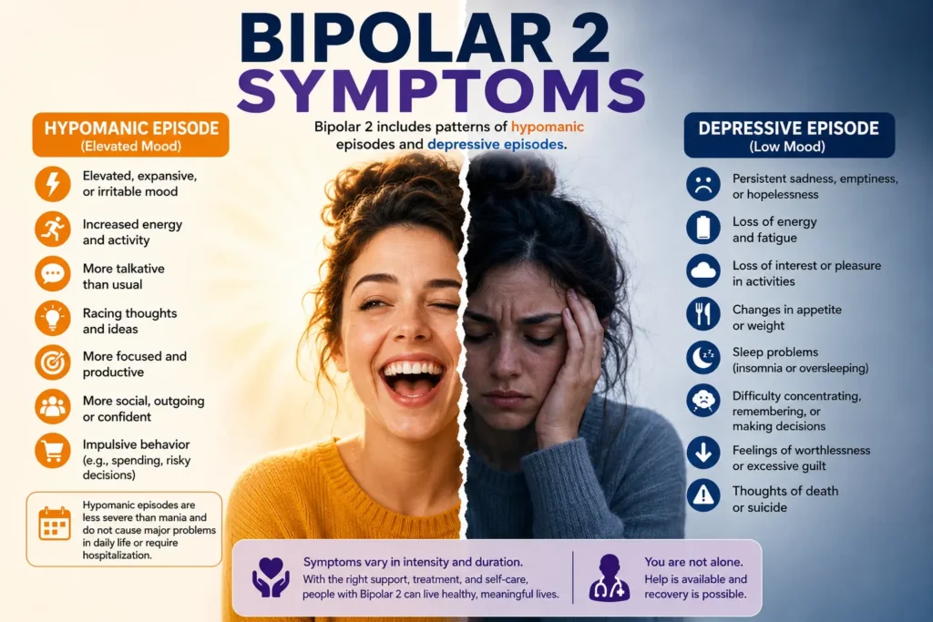 Bipolar 2 Symptoms