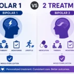 Bipolar 1 vs 2 Treatment