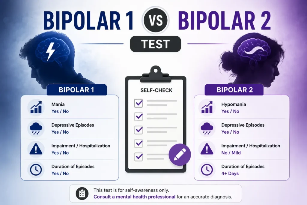 Bipolar 1 vs 2 Test