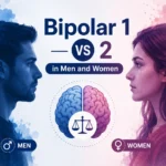 Bipolar 1 vs 2 in Men and Women