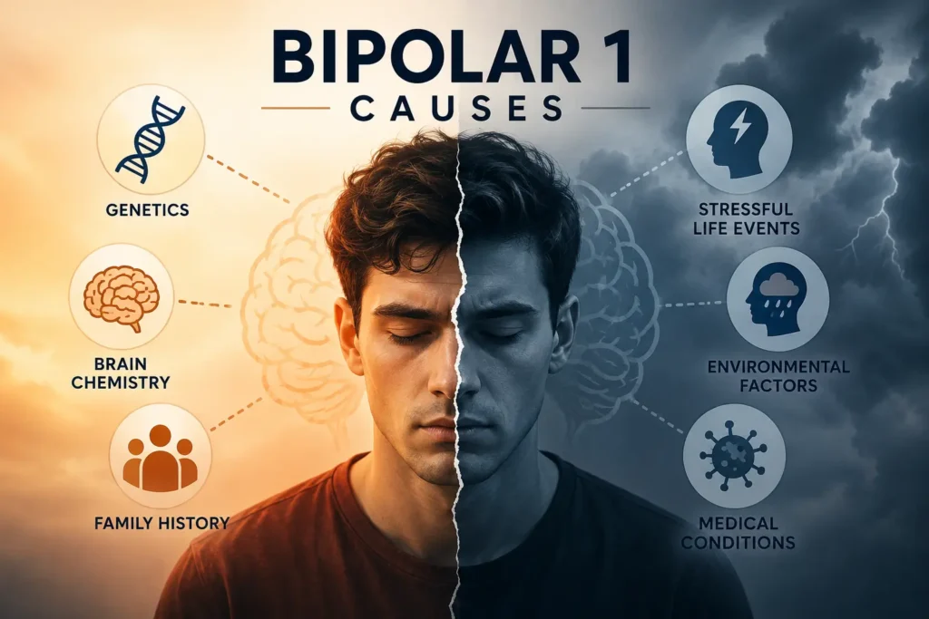 bipolar 1 causes