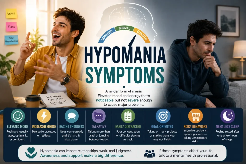Hypomania Symptoms